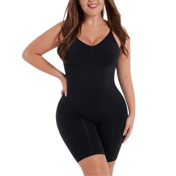 BodySculpt Seamless Open Back Shaper, Black - Picture 2 of 5